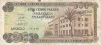 p24a from Burundi: 500 Francs from 1968