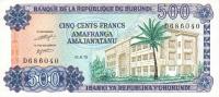 p34a from Burundi: 500 Francs from 1979