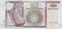 p36e from Burundi: 50 Francs from 2005