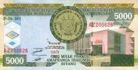 Gallery image for Burundi p48b: 5000 Francs