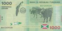 Gallery image for Burundi p51a: 1000 Francs