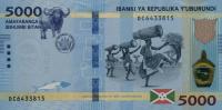 Gallery image for Burundi p53b: 5000 Francs