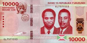 p59 from Burundi: 10000 Francs from 2022