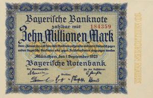 pS935 from German States: 100000000 Mark from 1923