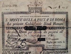 pS361 from Italian States: 130 Scudi from 1788 pS361 from Italian States: 130 Scudi from 1788