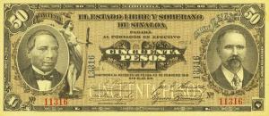 pS1047a from Mexico, Revolutionary: 50 Pesos from 1915