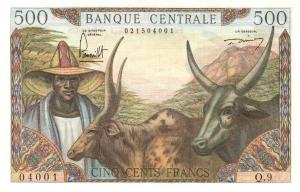 p11a from Cameroon: 500 Francs from 1962