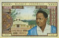 p8a from Cameroon: 5000 Francs from 1961