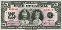 p48 from Canada: 25 Dollars from 1935