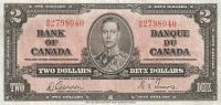 p59b from Canada: 2 Dollars from 1937