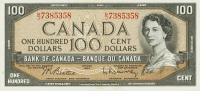 p82b from Canada: 100 Dollars from 1954