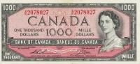 p83e from Canada: 1000 Dollars from 1954