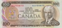 p91b from Canada: 100 Dollars from 1975