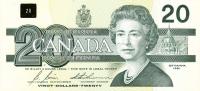 Gallery image for Canada p97b: 20 Dollars from 1991