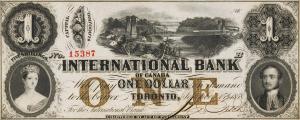 pS1815a from Canada: 1 Dollar from 1858