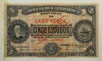 p34s from Cape Verde: 5 Escudos from 1921