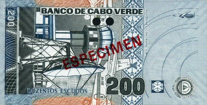 Back of Cape Verde p68s: 200 Escudos from 2005