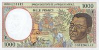 Gallery image for Central African States p202Eg: 1000 Francs