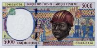 p204Ef from Central African States: 5000 Francs from 2000