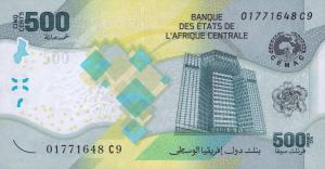 p700a from Central African States: 500 Francs from 2020