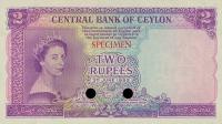 Gallery image for Ceylon p50ct: 2 Rupees