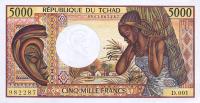 Gallery image for Chad p11: 5000 Francs