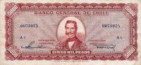 p117b from Chile: 5000 Pesos from 1947