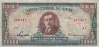 p123 from Chile: 50000 Pesos from 1958