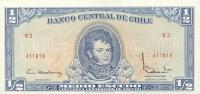 p134b from Chile: 0.5 Escudo from 1962