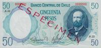 Gallery image for Chile p151s: 50 Pesos