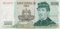 p154f from Chile: 1000 Pesos from 1995