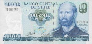 Gallery image for Chile p156b: 10000 Pesos