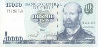 Gallery image for Chile p157c: 10000 Pesos