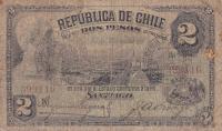 p16a from Chile: 2 Pesos from 1898