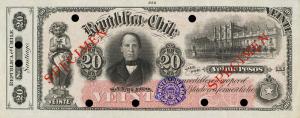 Gallery image for Chile p23s: 20 Pesos