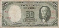 p94c from Chile: 50 Pesos from 1942