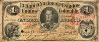 Gallery image for Colombia p141a: 1 Peso