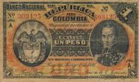 Gallery image for Colombia p214a: 1 Peso