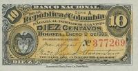 p221a from Colombia: 10 Centavos from 1893