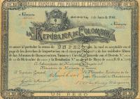 p300 from Colombia: 1 Peso from 1908