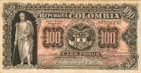 p315 from Colombia: 100 Pesos from 1904