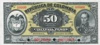 Gallery image for Colombia p317s: 50 Pesos