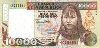 Gallery image for Colombia p437a: 10000 Pesos Oro