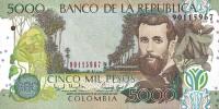 Gallery image for Colombia p447a: 5000 Pesos