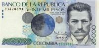 Gallery image for Colombia p448a: 20000 Pesos