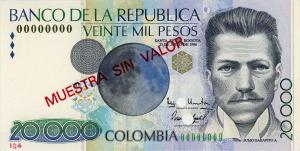 Gallery image for Colombia p448s: 20000 Pesos