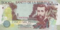Gallery image for Colombia p452h: 5000 Pesos