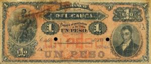 pS471 from Colombia: 1 Peso from 1900