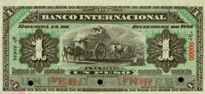 pS561s from Colombia: 1 Peso from 1884