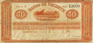 pS696 from Colombia: 50 Centavos from 1900